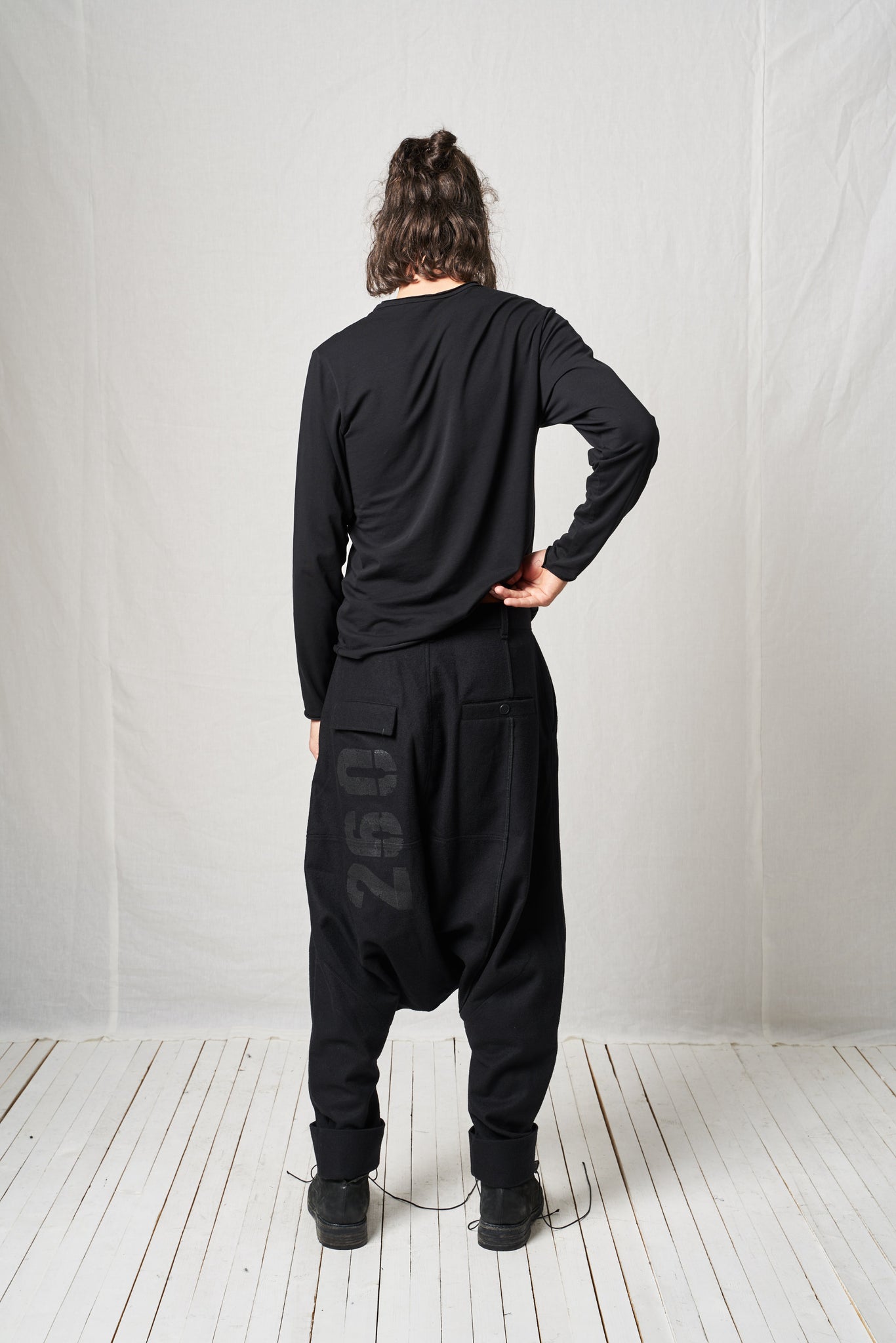 Extreme Low Trousers_Wool Mix