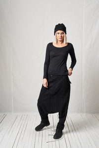 Extreme Low Trousers_Wool Mix