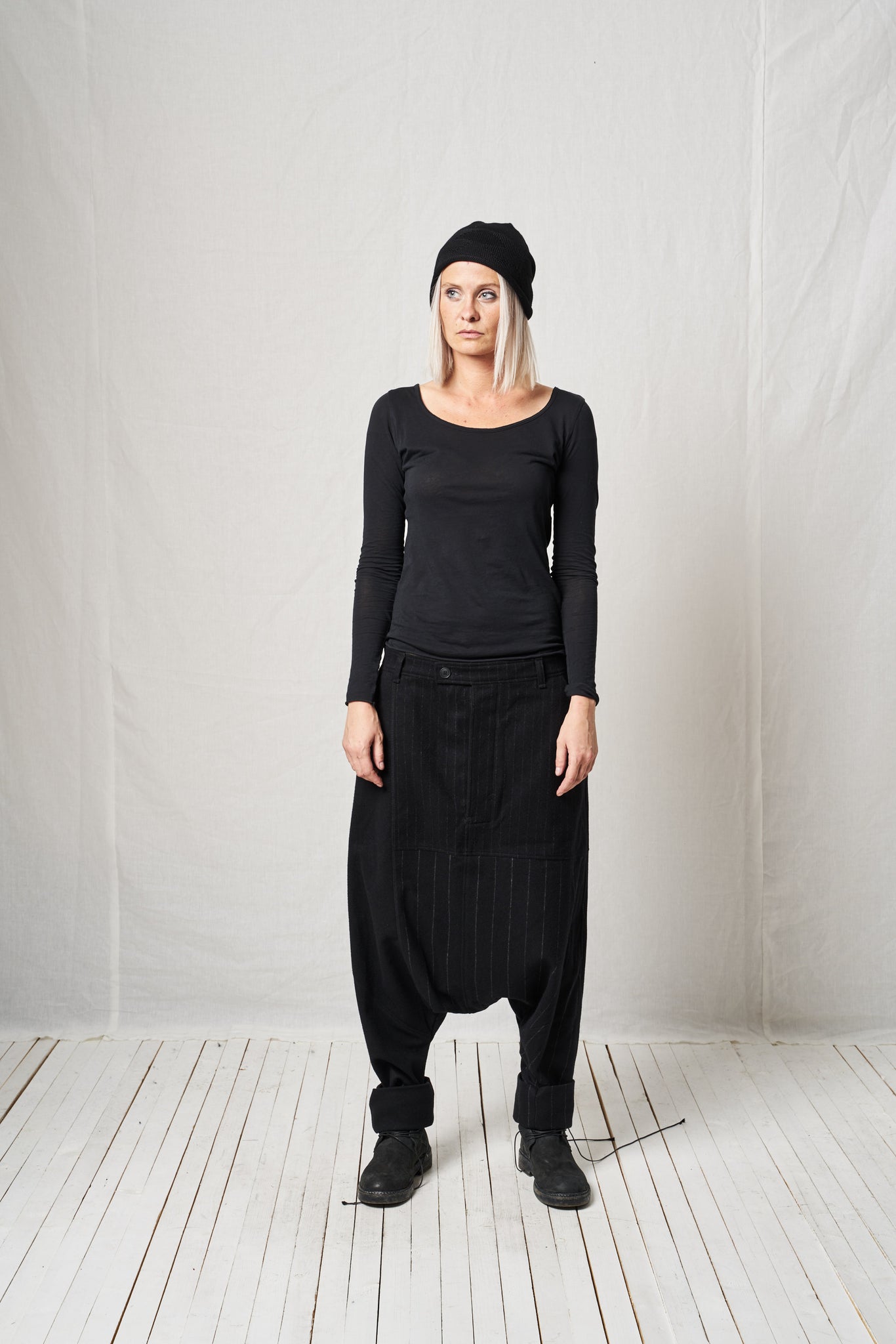 Extreme Low Trousers_Wool Mix