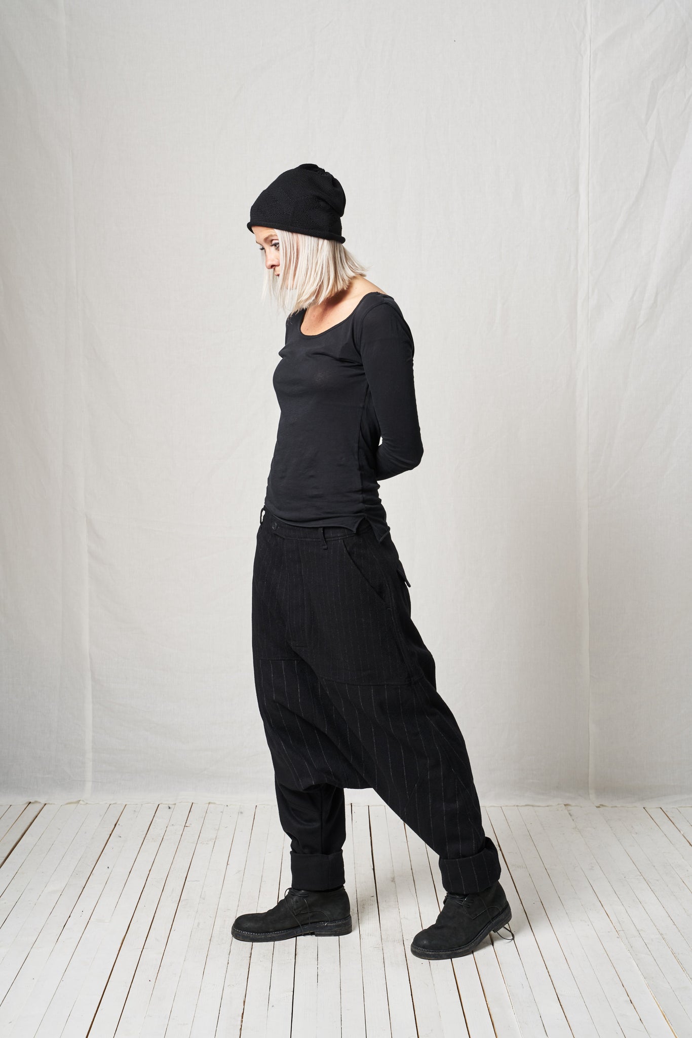 Extreme Low Trousers_Wool Mix