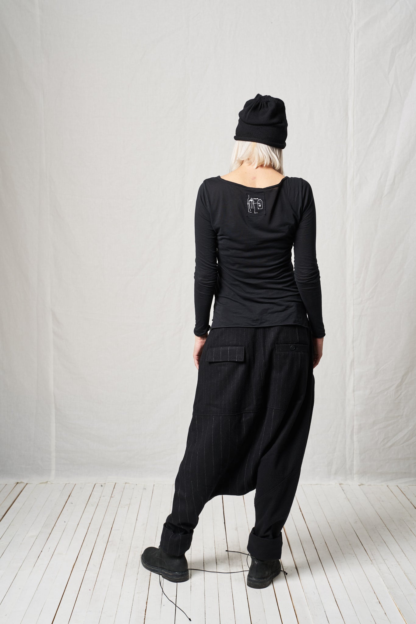 Extreme Low Trousers_Wool Mix