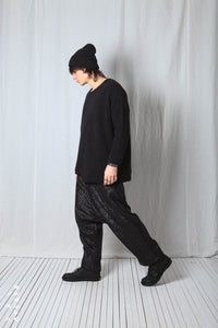 Fluid Big Trousers_Laminated Flake