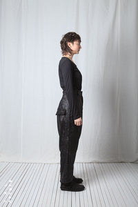 Fluid Big Trousers_Laminated Flake