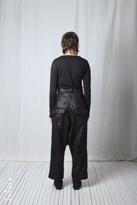 Fluid Big Trousers_Laminated Flake