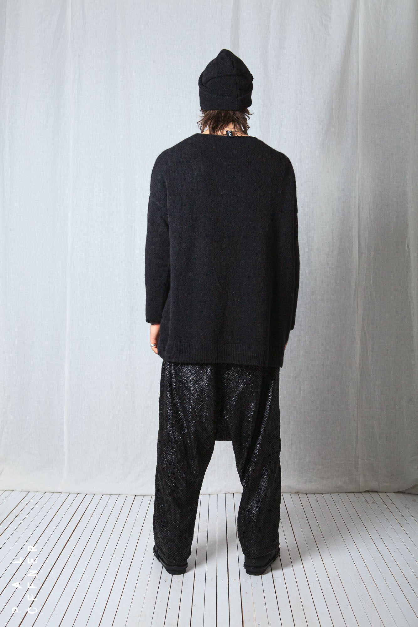 Fluid Big Trousers_Laminated Flake