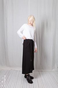 Fluid Long Skirt_Crêpe Georgette