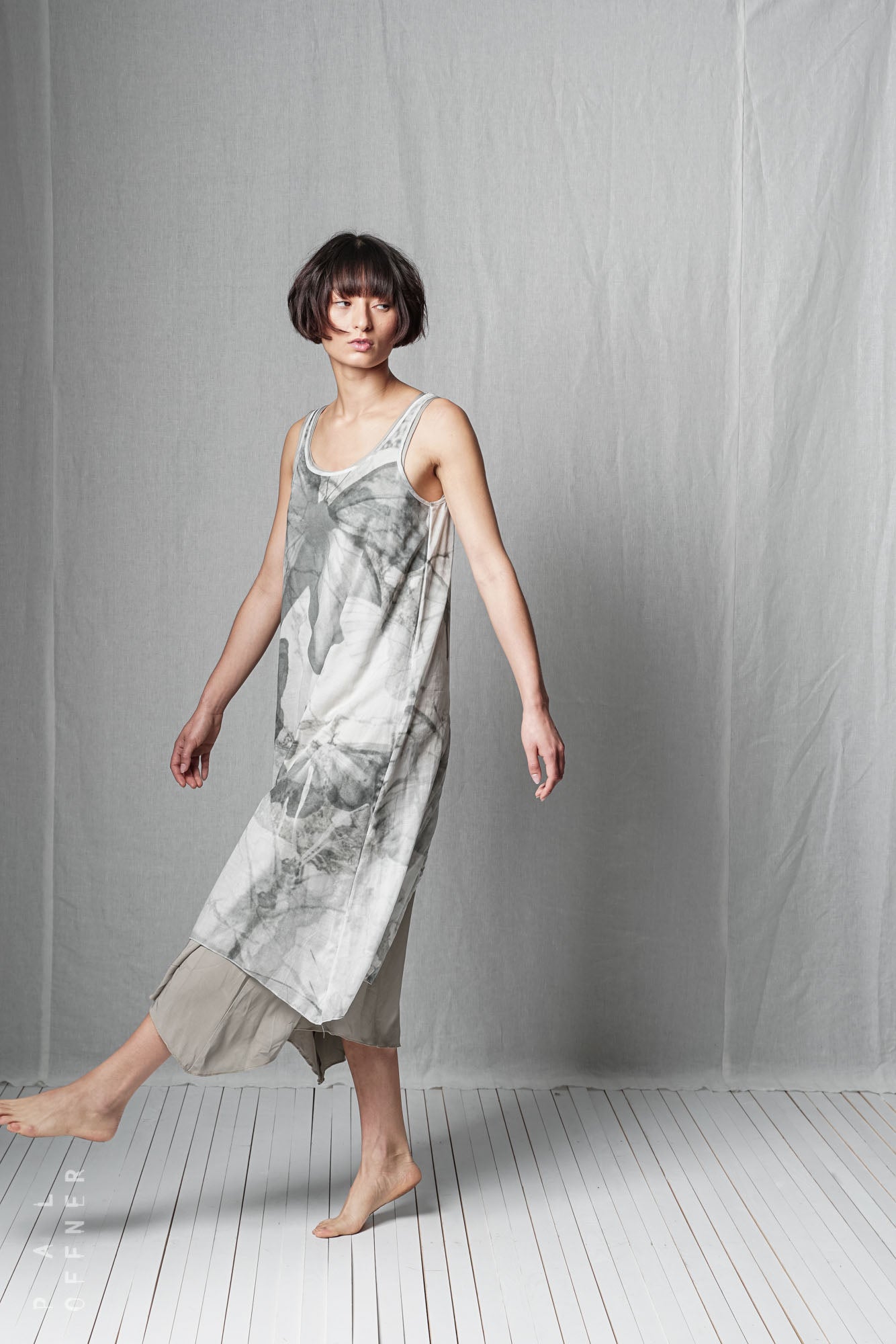 Layered Dress_Cotton Voile + Viscose