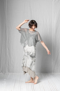 Layered Dress_Cotton Voile + Viscose