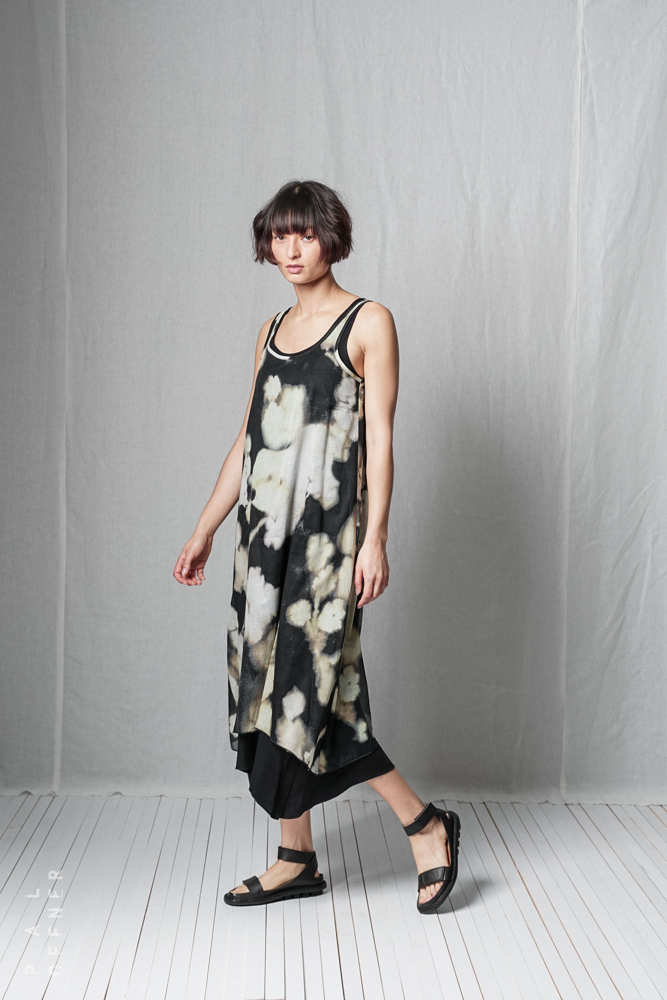 Layered Dress_Cotton Voile + Viscose