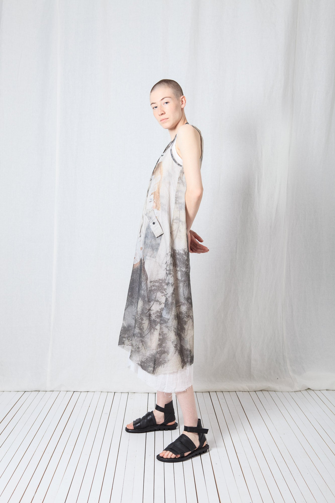 Layered Dress_Sheer Cotton Voile