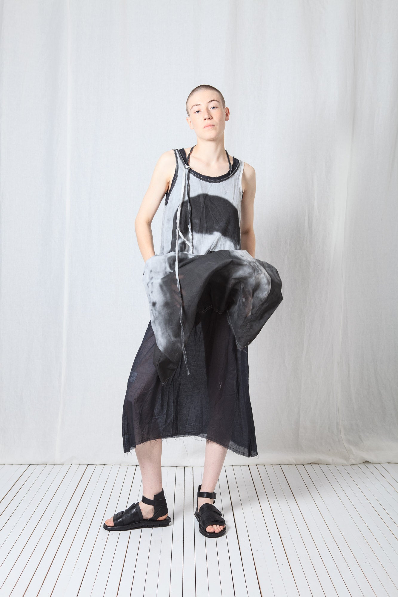 Layered Dress_Sheer Cotton Voile