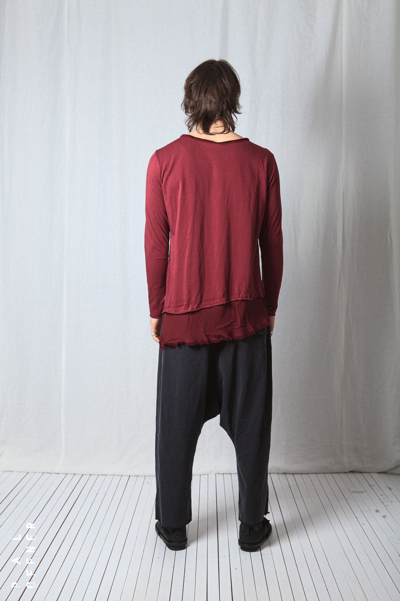 Layered Look Longsleeve_Cotton Jersey + Georgette