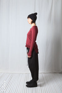 Layered Look Longsleeve_Cotton Jersey + Georgette