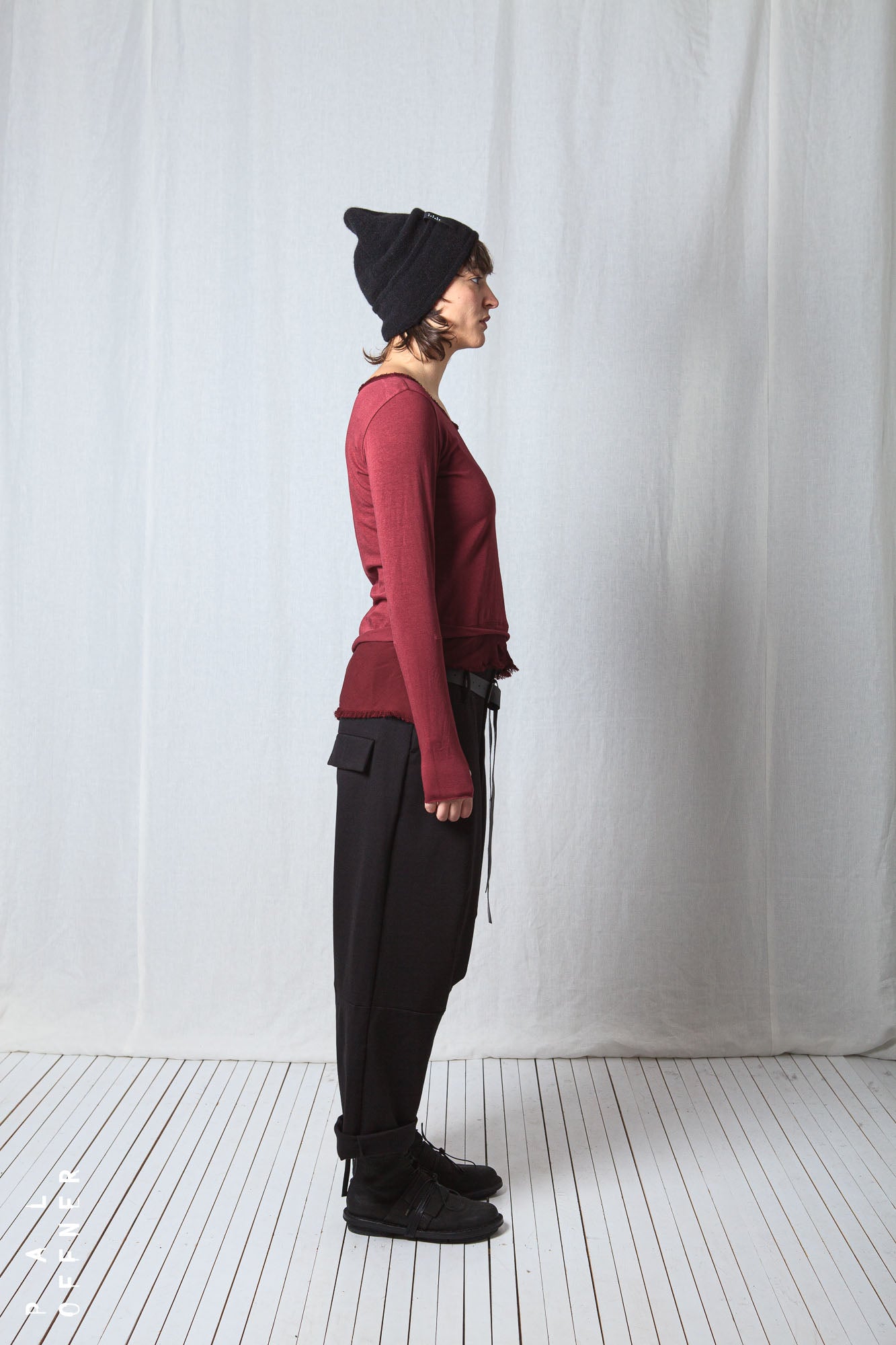 Layered Look Longsleeve_Cotton Jersey + Georgette