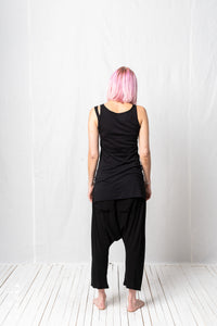 Light Cropped Trousers_Crepe Georgette