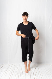 Light Hang Loose Trousers_Crepe Georgette