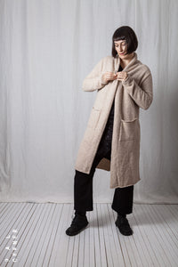 Long Cardigan_Baby Alpaca Wool Knit