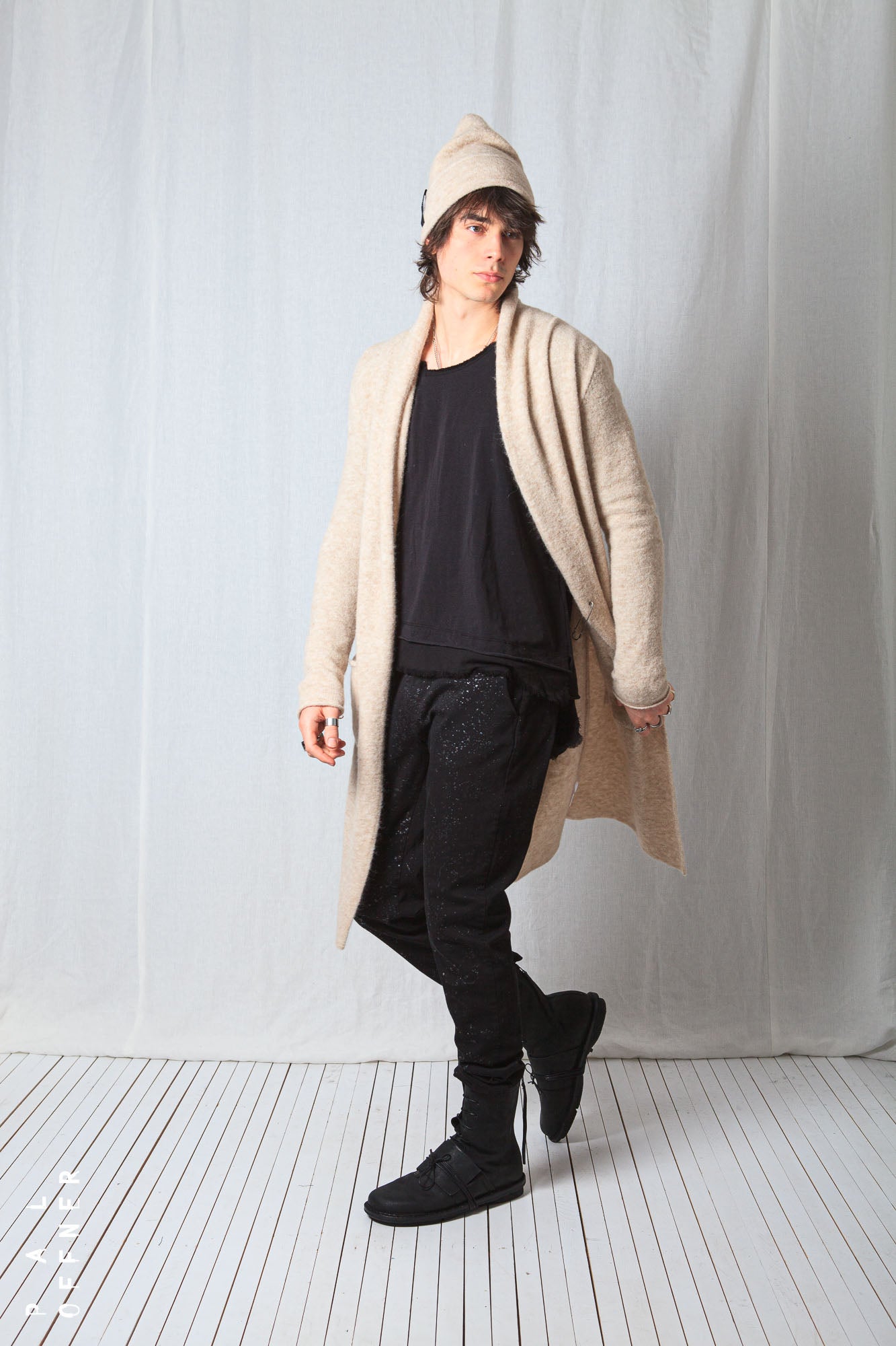 Long Cardigan_Baby Alpaca Wool Knit