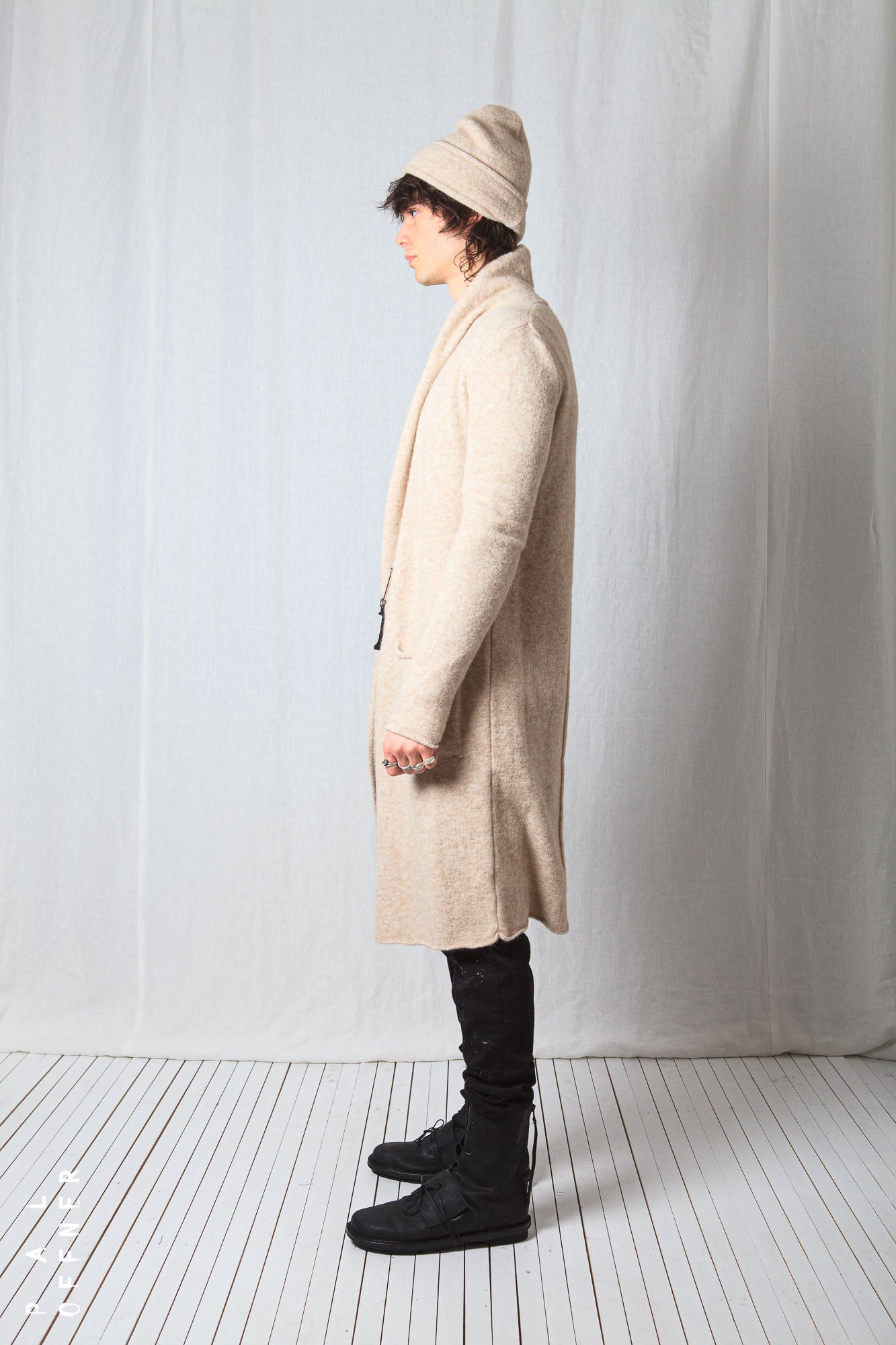 Long Cardigan_Baby Alpaca Wool Knit