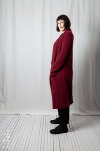 Long Cardigan_Baby Alpaca Wool Knit