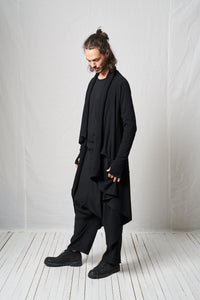 Long Cardigan_Viscose Wool Knit