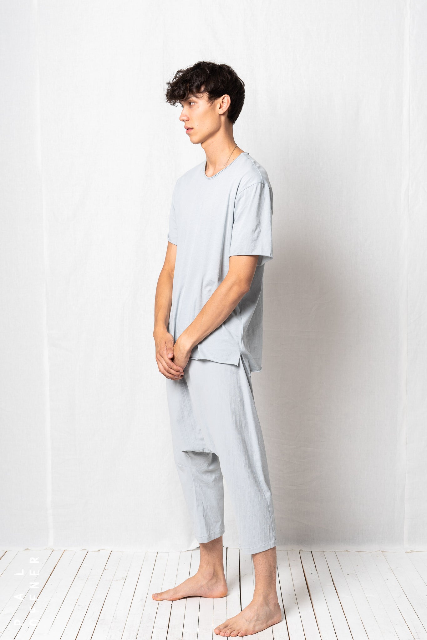 Loose Cropped Trousers_Soft Stretch