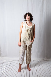 Loose Hooded Overall_Linen