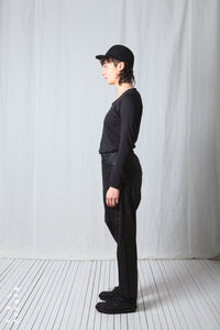 Loose Pull-On Trousers_Laminated Flake