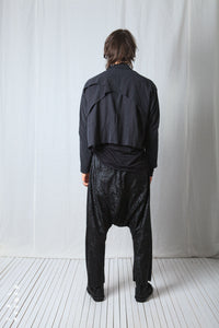 Loose Pull-On Trousers_Laminated Flake