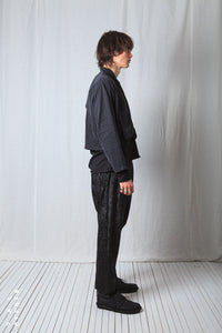 Loose Pull-On Trousers_Laminated Flake