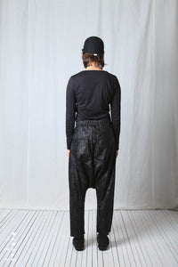 Loose Pull-On Trousers_Laminated Flake