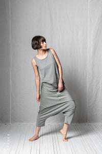 Loose Pull-On Trousers_Tencel Sweat