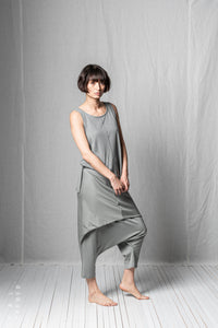 Loose Pull-On Trousers_Tencel Sweat