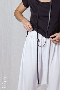 Low Crotch Pull-On Trousers_Light Viscose