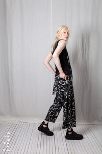 Low Crotch Pull-On Trousers_Sheer Cotton Voile