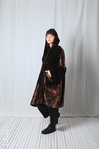 Oversize Coat_Fluid Velvet