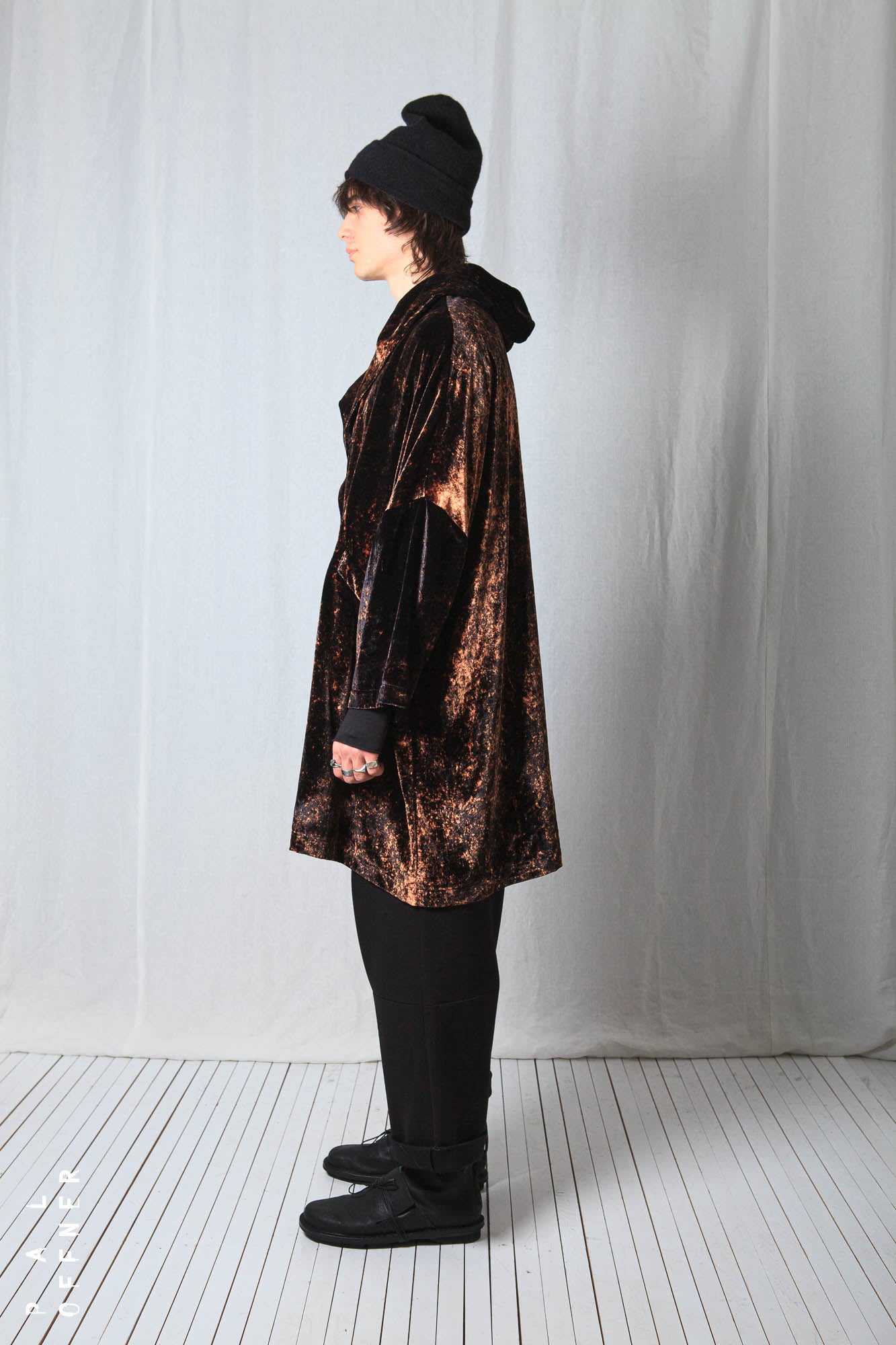 Oversize Coat_Fluid Velvet