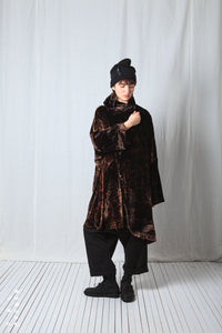 Oversize Coat_Fluid Velvet