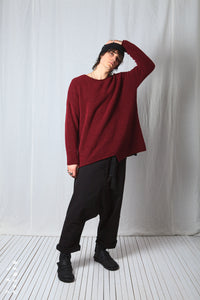 Oversize Pullover_Baby Alpaca Wool Knit