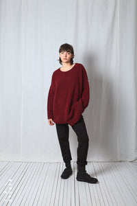 Oversize Pullover_Baby Alpaca Wool Knit