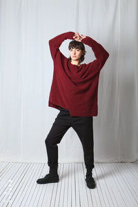 Oversize Pullover_Baby Alpaca Wool Knit