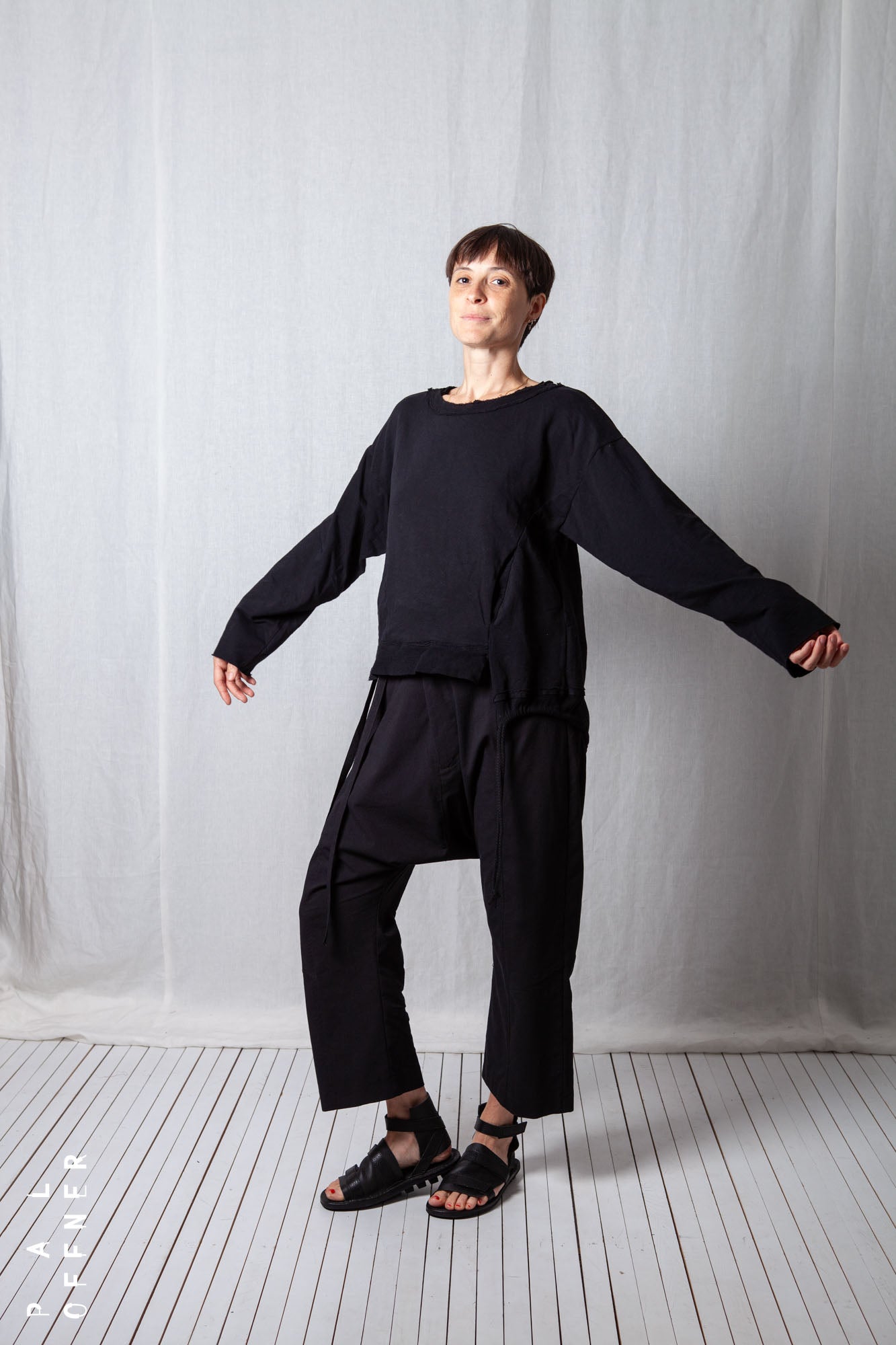 Oversize Pullover_Cotton Sweat + Mesh