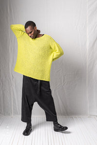 Oversize Pullover_Loose Mohair Alpaca Knit