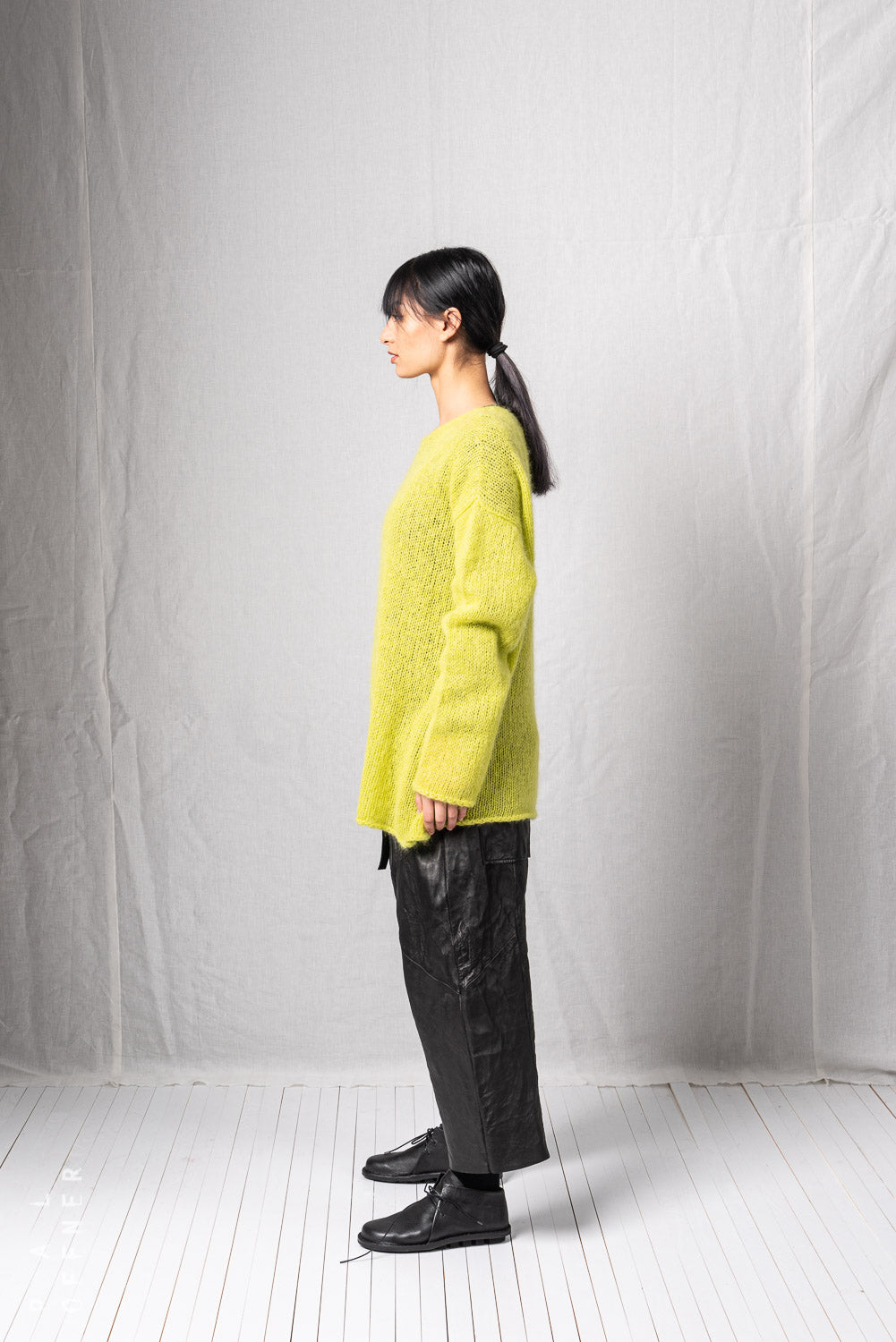 Oversize Pullover_Loose Mohair Alpaca Knit