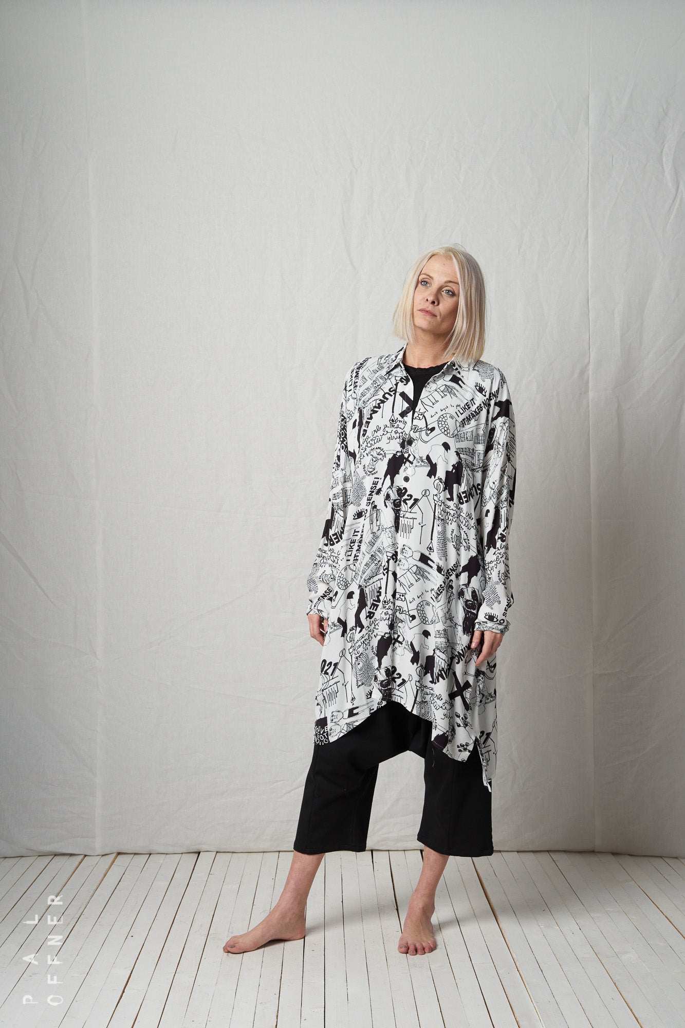 Oversize Shirt_Crepe Georgette