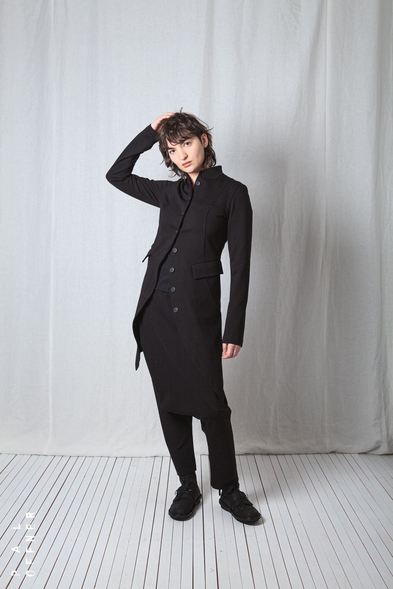 Penguin Coat_Luxury Bi-Stretch Tricot