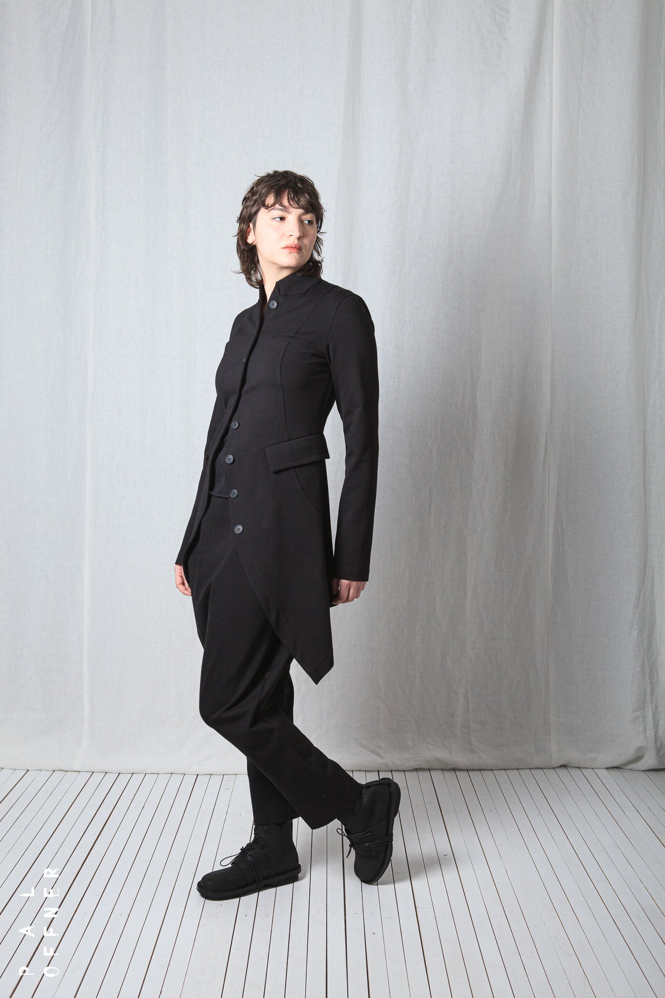 Penguin Coat_Luxury Bi-Stretch Tricot