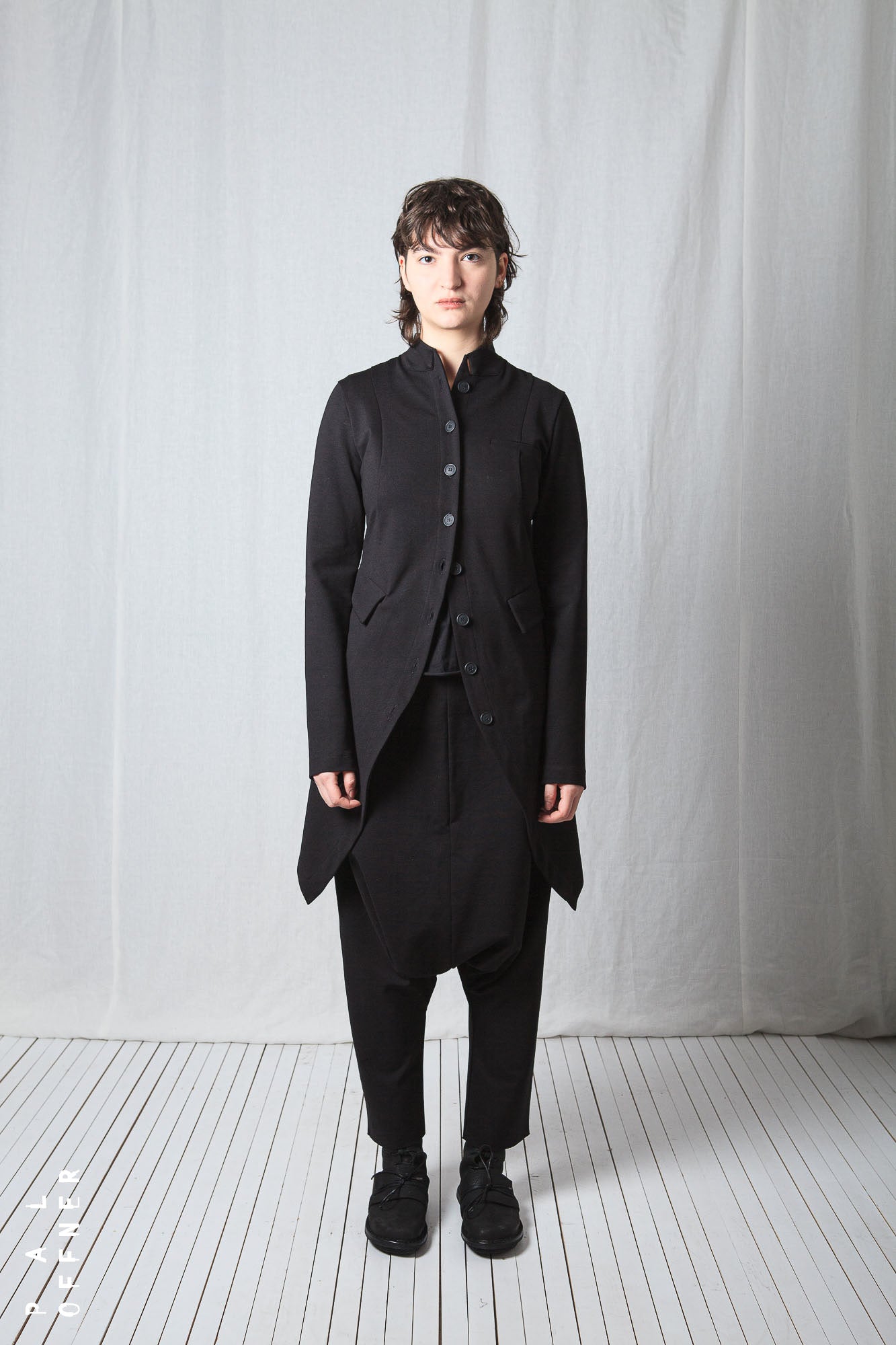 Penguin Coat_Luxury Bi-Stretch Tricot