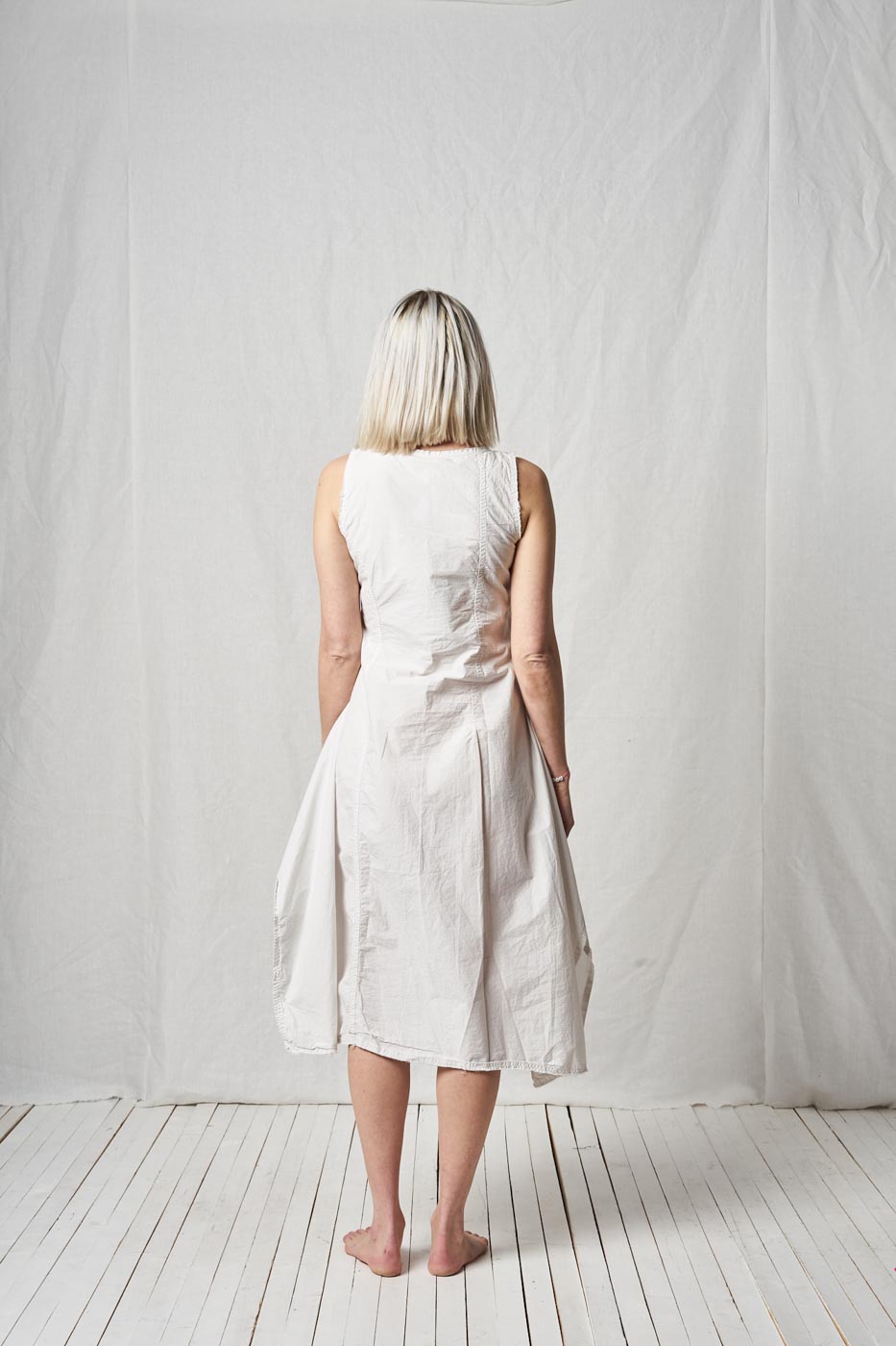 Pocket Vest Dress_Cotton Poplin