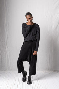 Pull-On Hang Loose Trousers_Soft Chenille Sweat